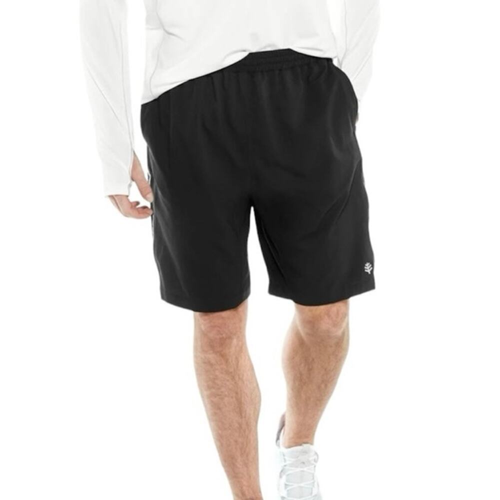 Coolibar black Sport Shorts UPF 50+ size M